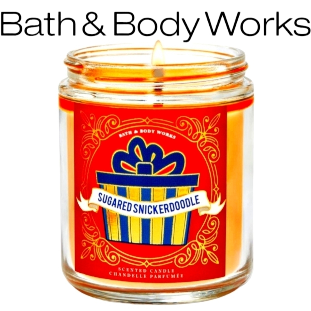 Bath & Body Works Sugared Snickerdoodle Candle NWT 7oz Discontinued